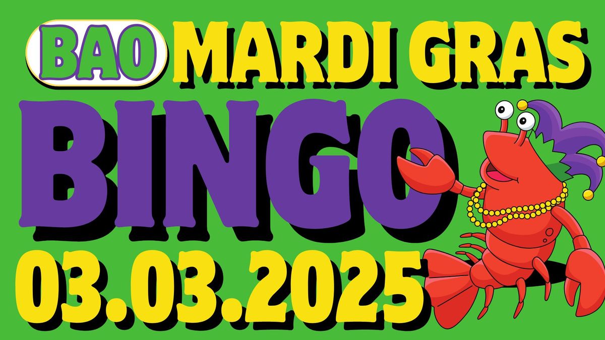 BAO Mardi Gras BINGO