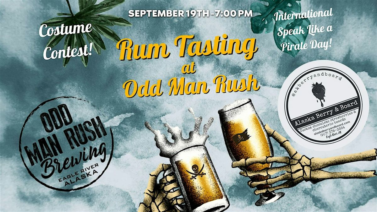 Rum Tasting at Odd Man Rush Brewing