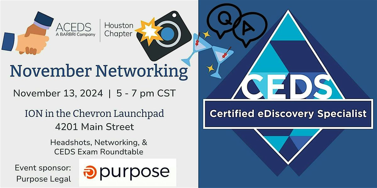 Headshots, Networking & CEDS Exam Roundtable!