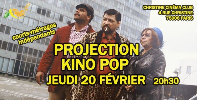 Projection Kino Pop Jeudi 20 f\u00e9vrier