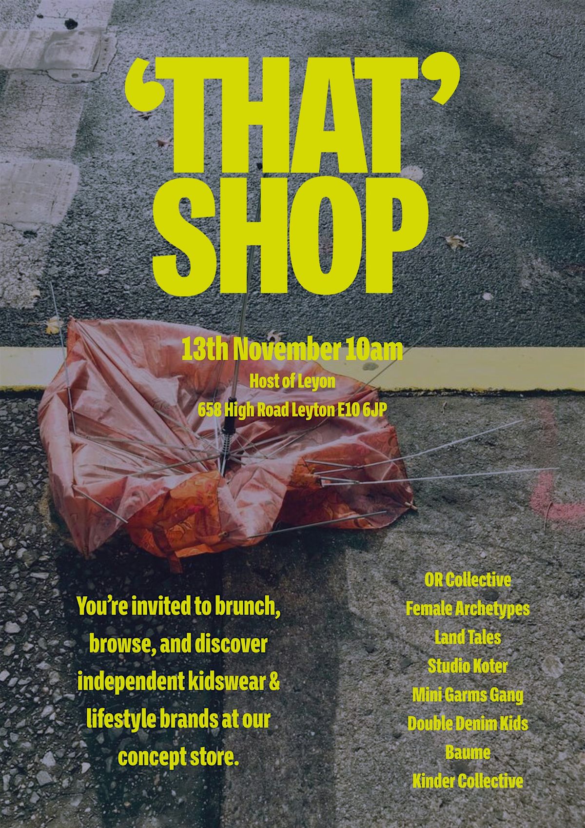 THAT SHOP - Brunch, Browse and discover