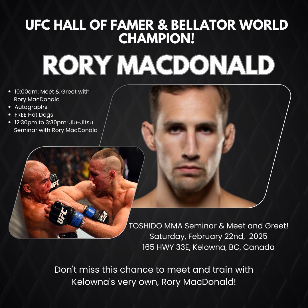 Rory MacDonald's Meet & Greet and Jiu-Jitsu Seminar