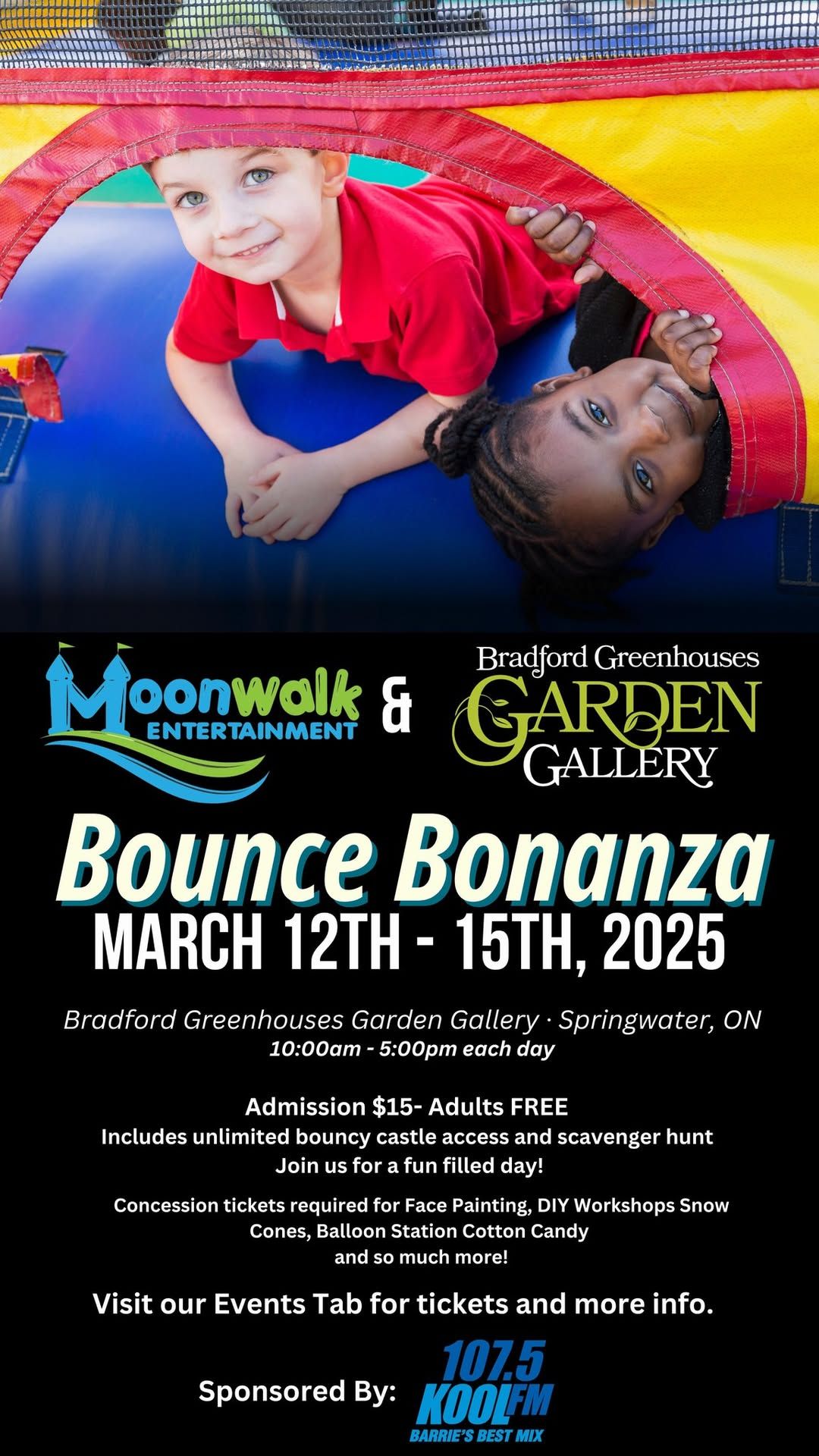 BGHL and Moonwalk Entertainment Presents Bounce Bonanza