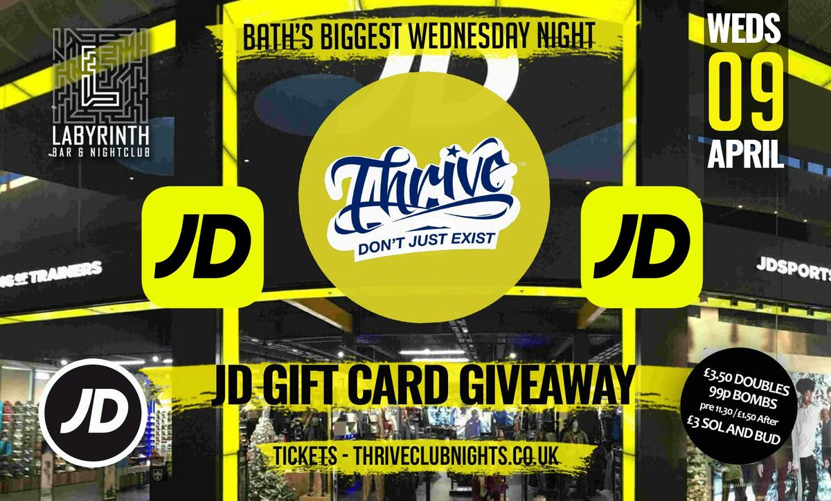 Thrive Wednesdays at Labs - JD SPORTS GIVEAWAY!! \ud83d\udc5f\ud83d\udca5