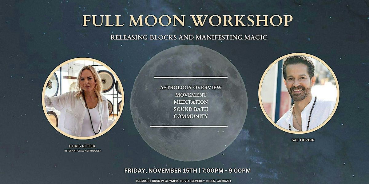 Full Moon Workshop with Sat Debvir and Doris Ritter