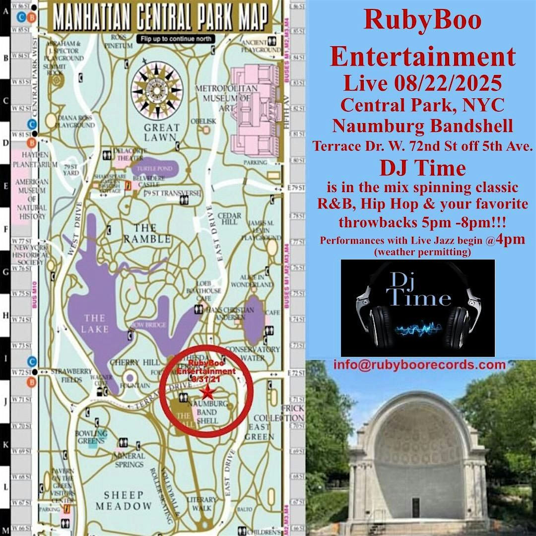 Rubyboo Entertainment Presents: Music at the Naumburg Bandshell.
