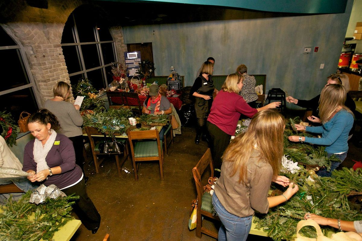 Christmas Wreath Making Party