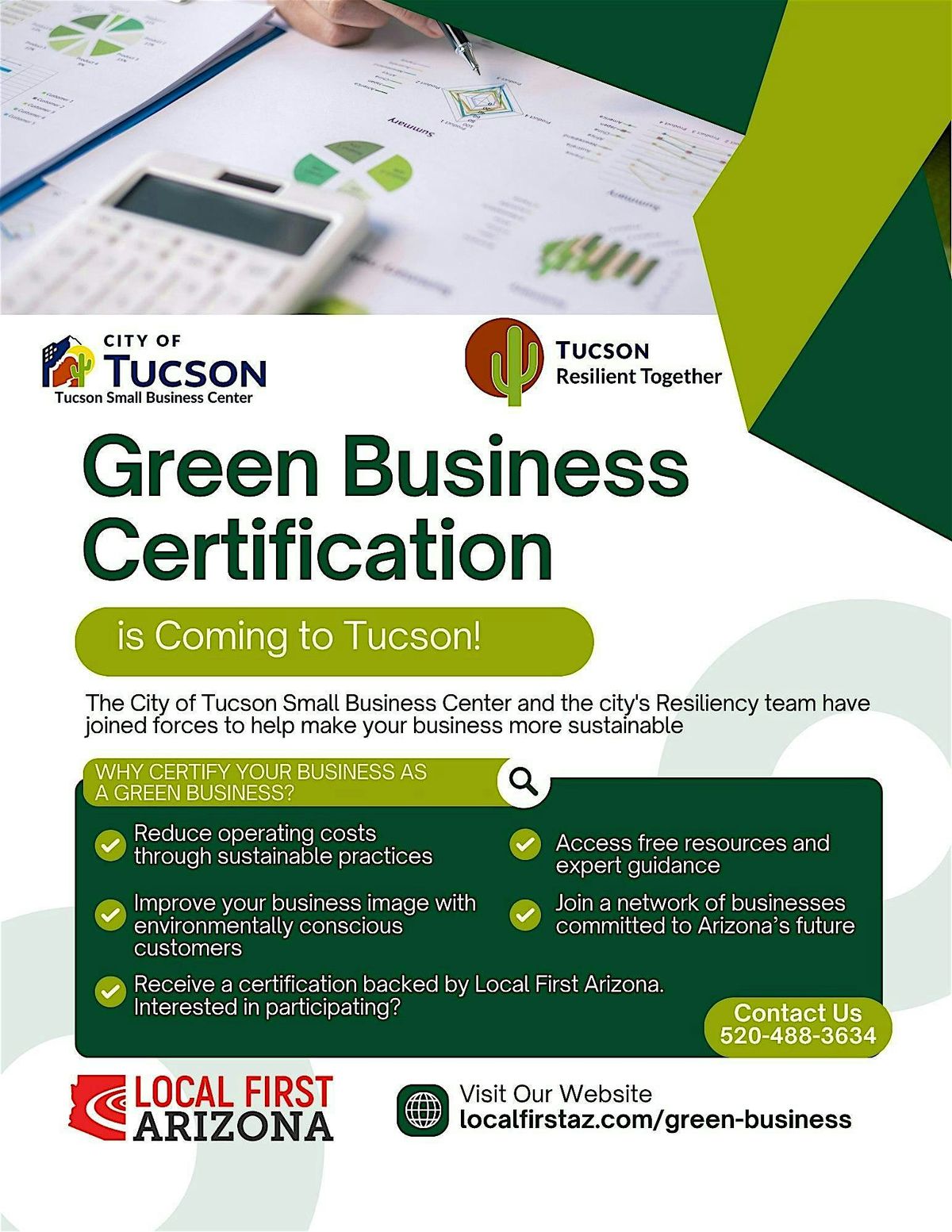Green Business Certification\/ Certificaci\u00f3n de Empresa Sustentable