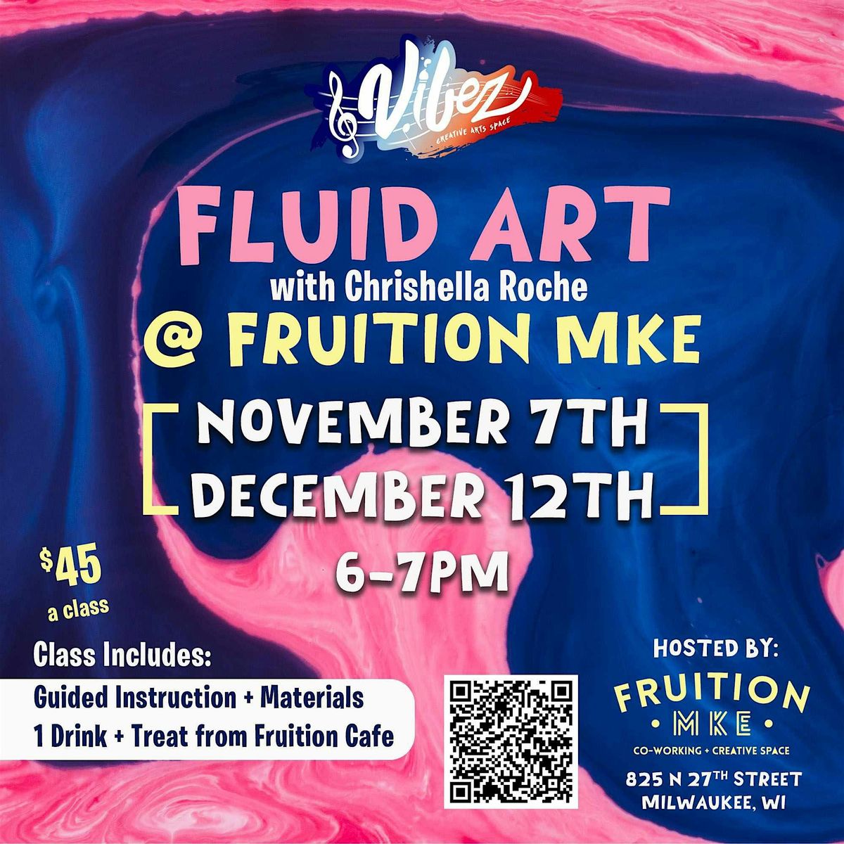 Fluid Art at Fruition MKE