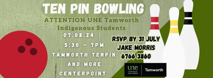 UNE Tamworth Indigenous Student Bowling Night
