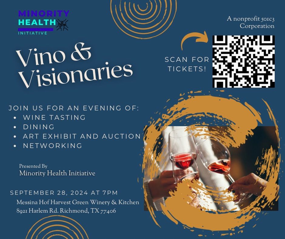 Vino & Visionaries Wine and Art Event 