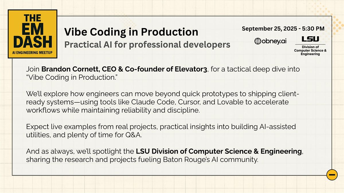 Vibe Coding in Production