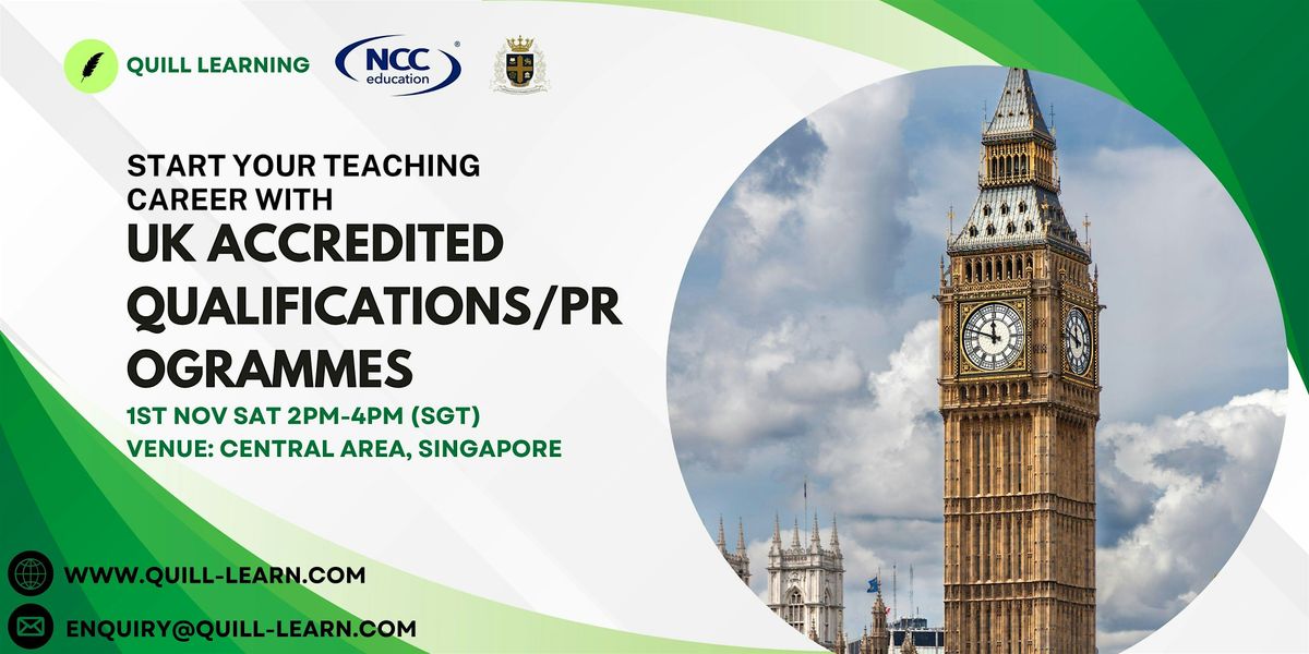 Start Your Teaching Career with UK Accredited Qualifications\/Programmes