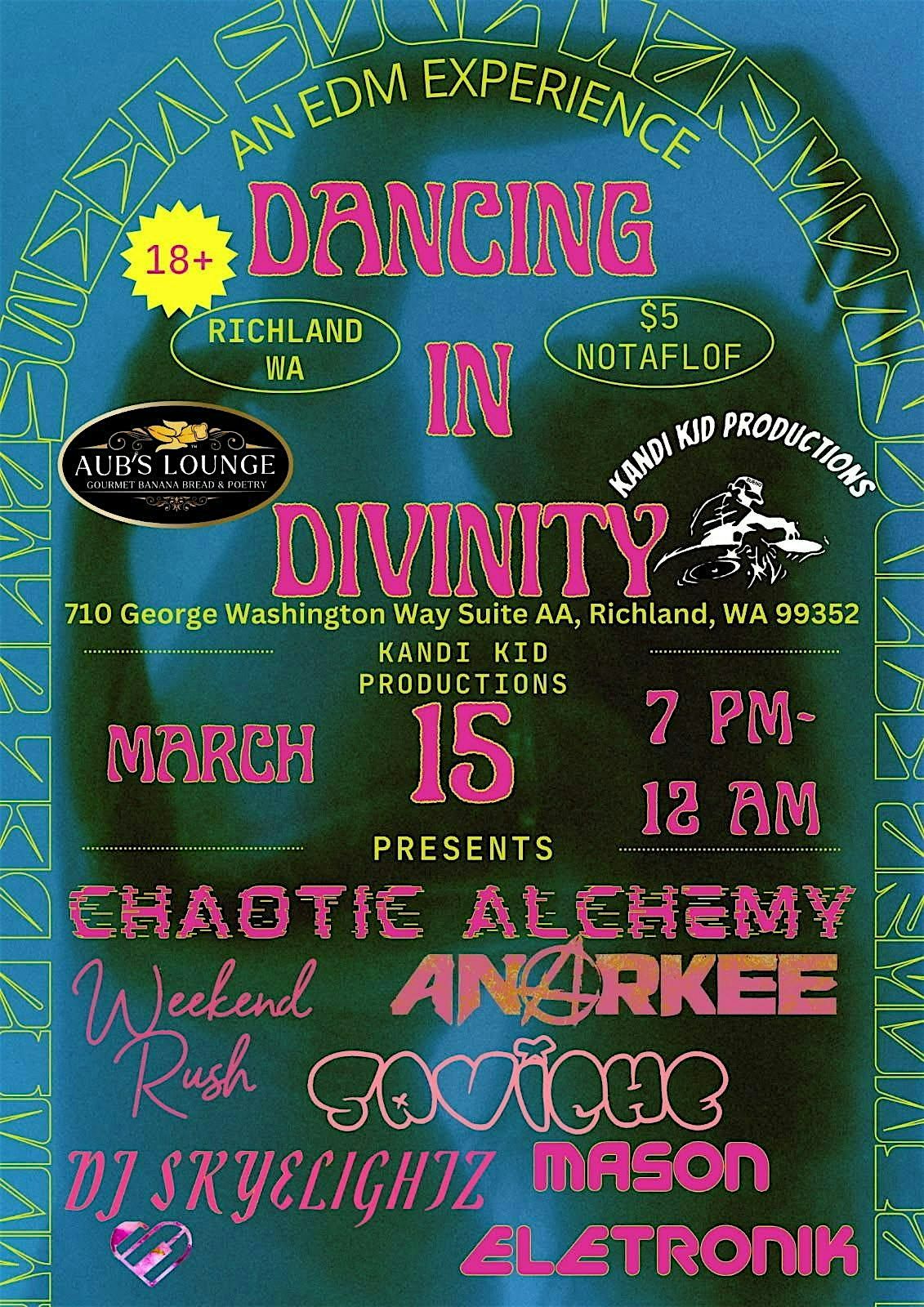 Dancing in Divinity an EDM Experience at Aub's Lounge