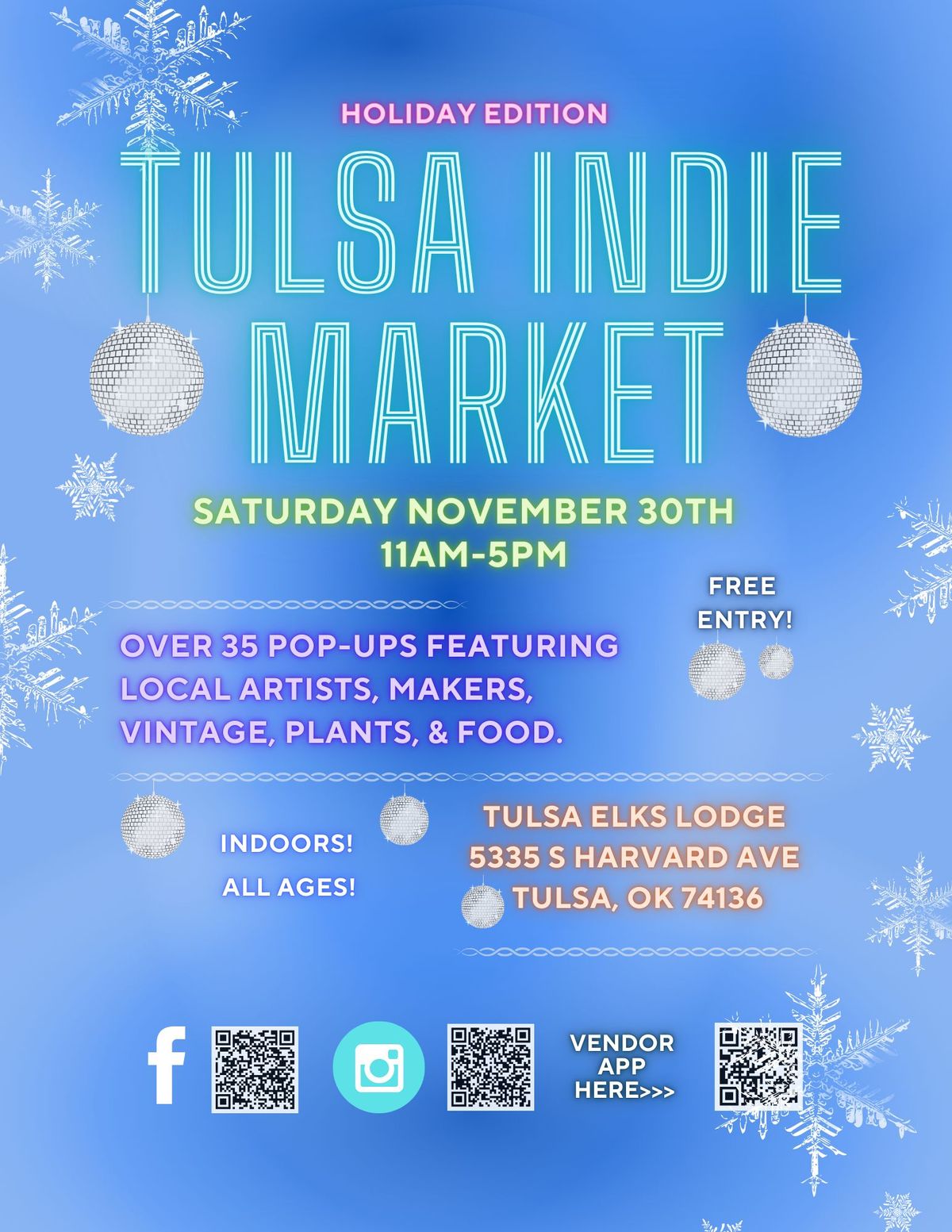 Tulsa Indie Holiday Market 