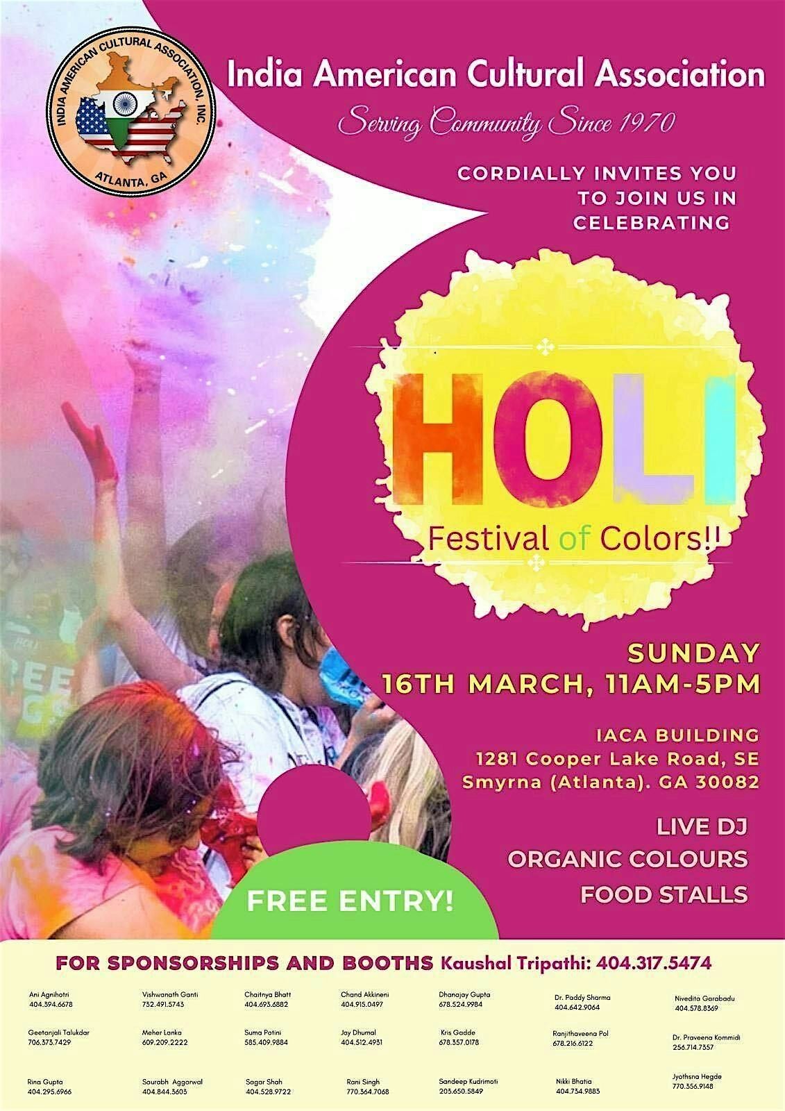 IACA's Holi Celebration | Festival of Colors