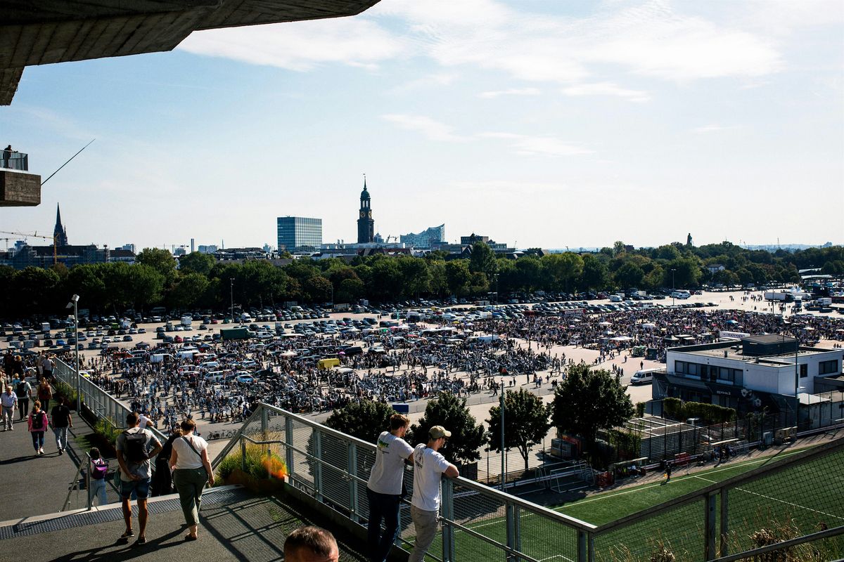 Flohmarkt- und Street-Food-Festival auf dem Hamburger Heiligengeistfeld
