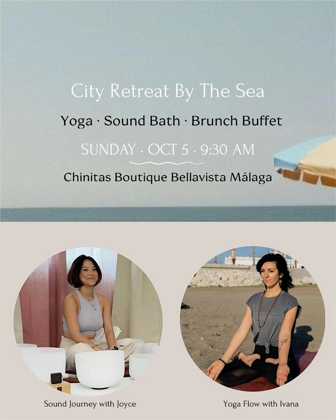 Oct. 5 Sunday \u2013 City Retreat by the Sea