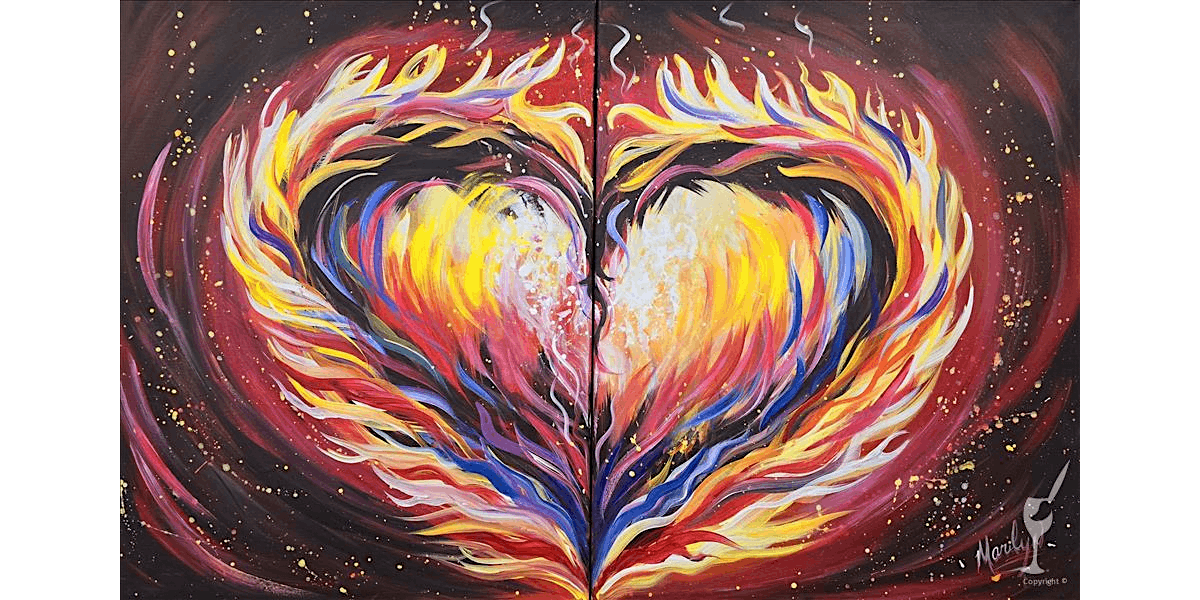 Love on Fire - Paint and Sip in Houston | Classpop!\u2122