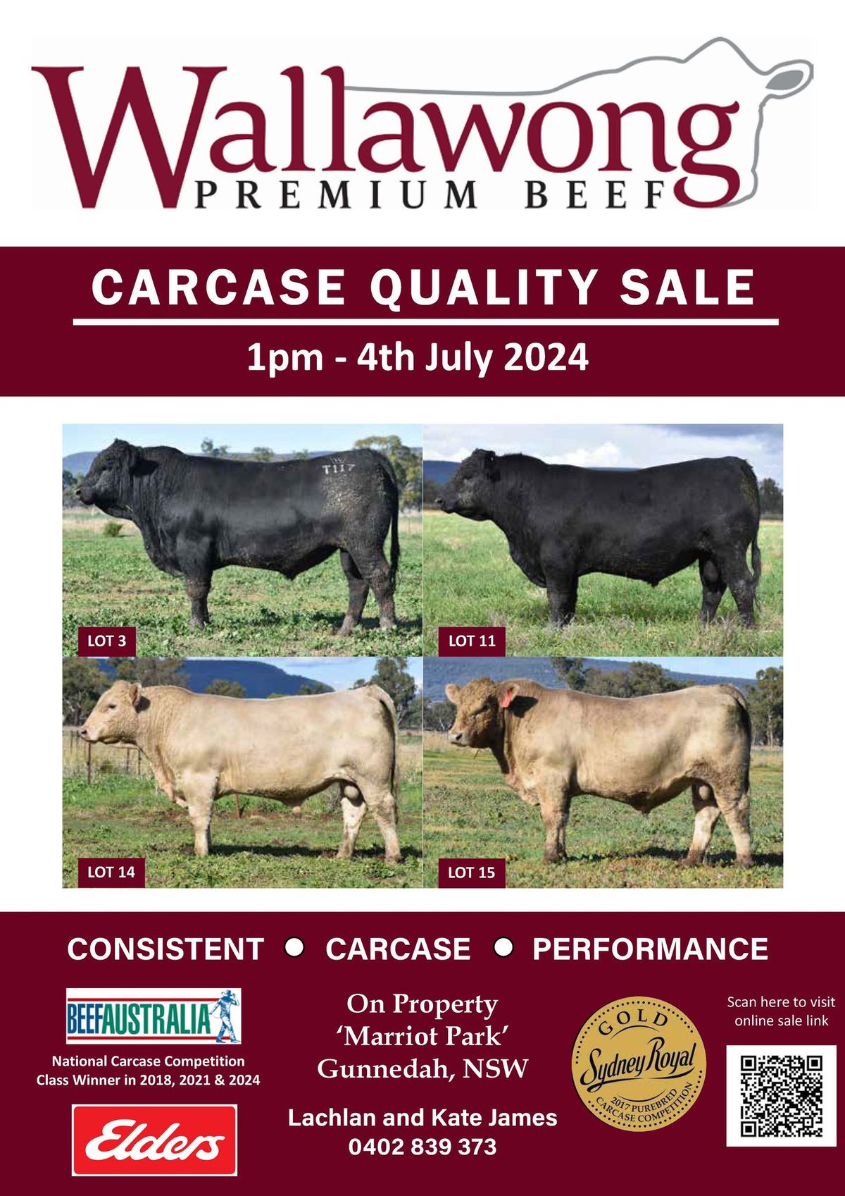 Wallawong Premium Beef Carcase Quality Sale