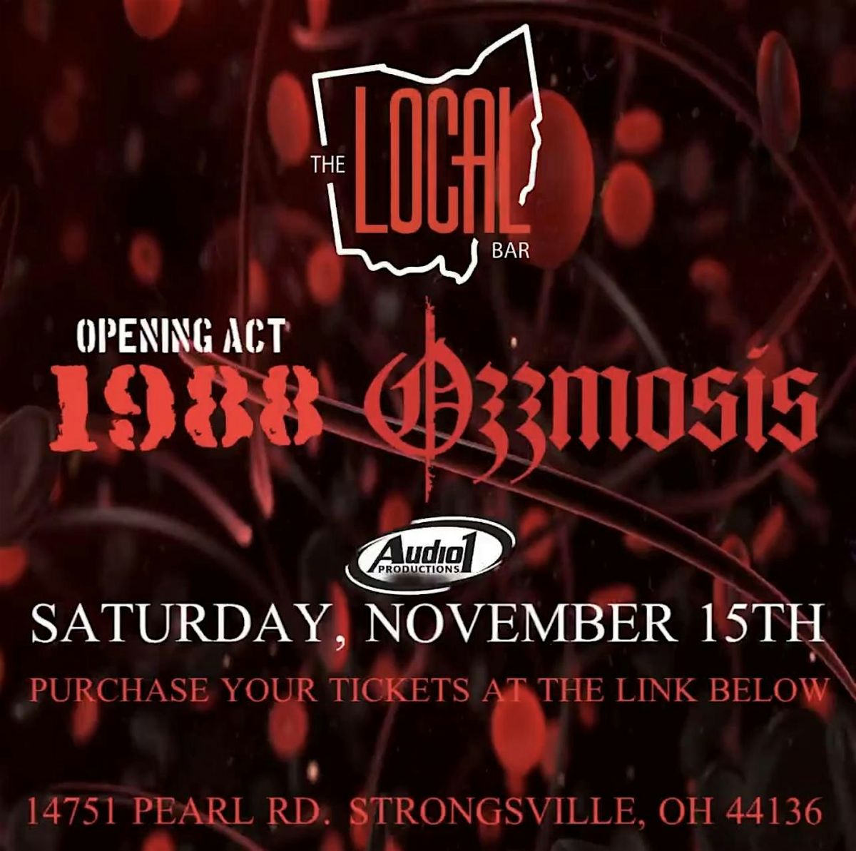 OZZMOSIS (OZZY OSBOURNE TRIBUTE) DEBUTS @ THE LOCAL WITH OPENER 1988