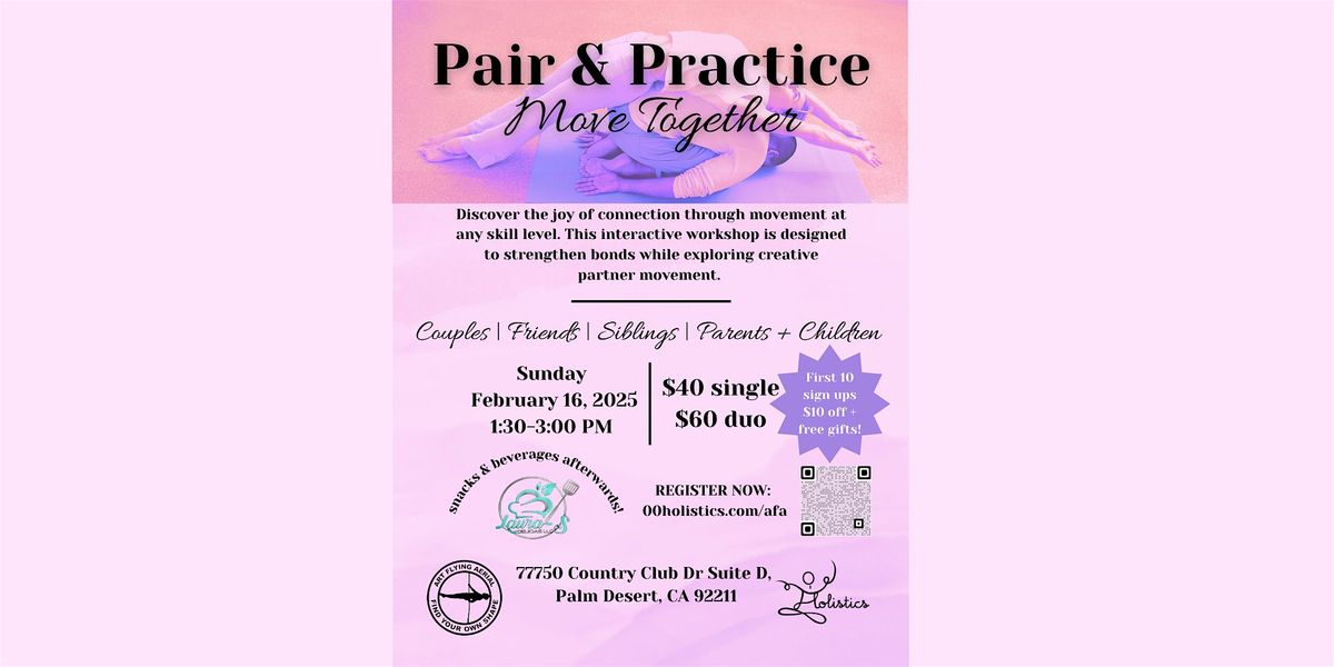 Pair and Practice: Move Together Valentine's Workshop