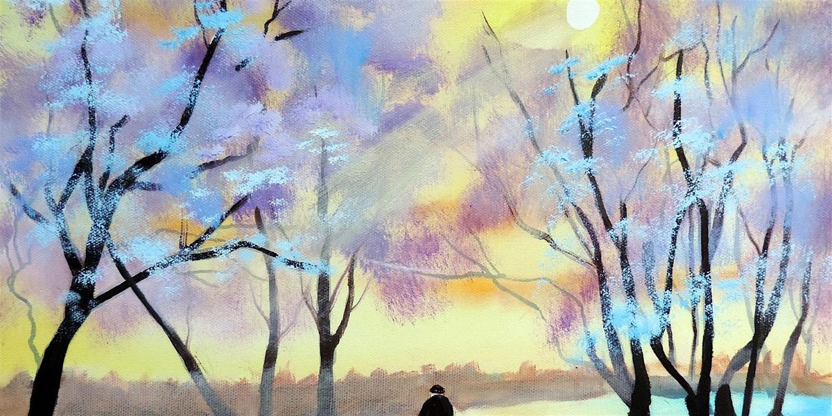 Paint Gordon Bruce's Winter Light, Manchester