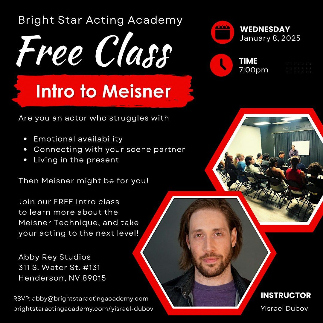 Free Intro to Meisner Class