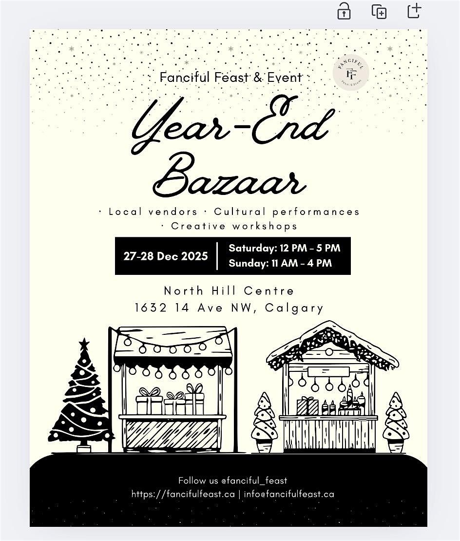 Year-End Bazaar at North Hill Centre
