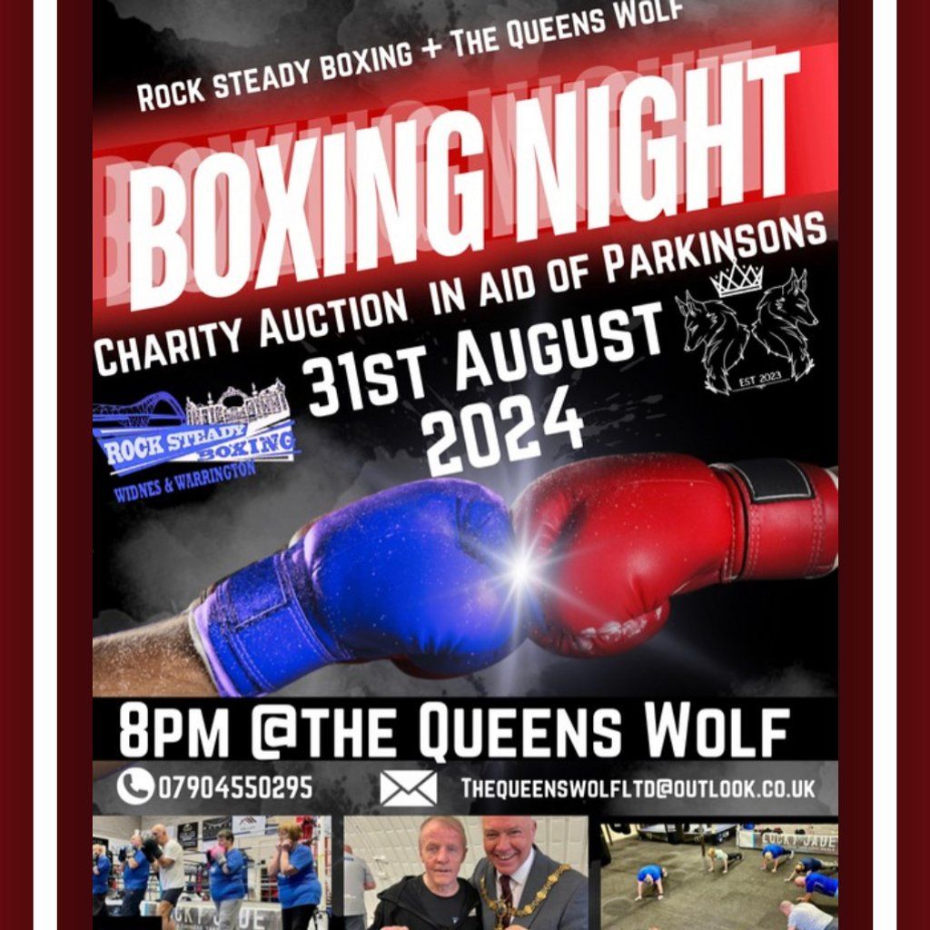 Rock steady boxing auction for Parkinsons