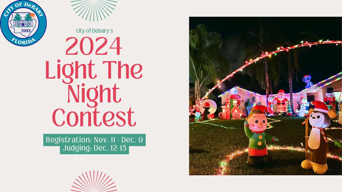 City of DeBary's 2024 Light The Night Contest