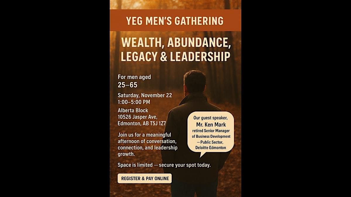 YEG Men's Group: Autumn Workshop 2