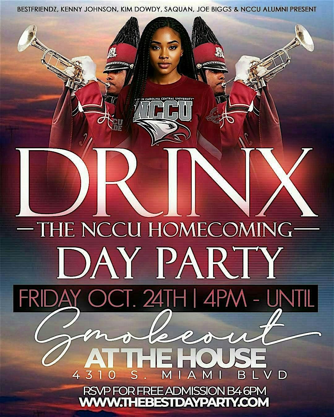 DRINX the NCCU HOMECOMING DAYPARTY 2025