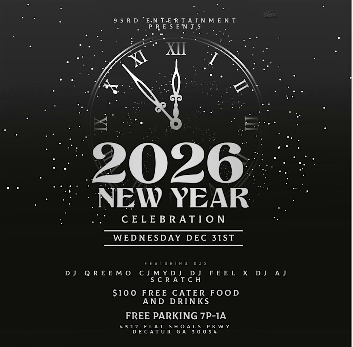 NYE 2026 BLACK & WHITE AFFAIR!!!