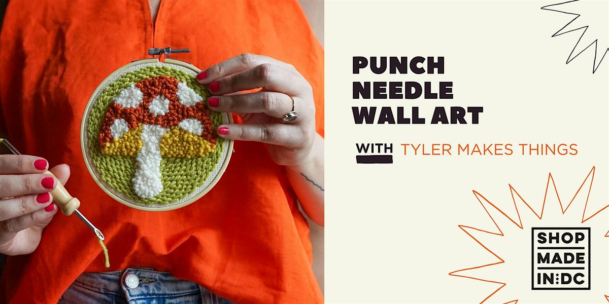 Punch Needle Wall Art w\/Tyler Makes Things