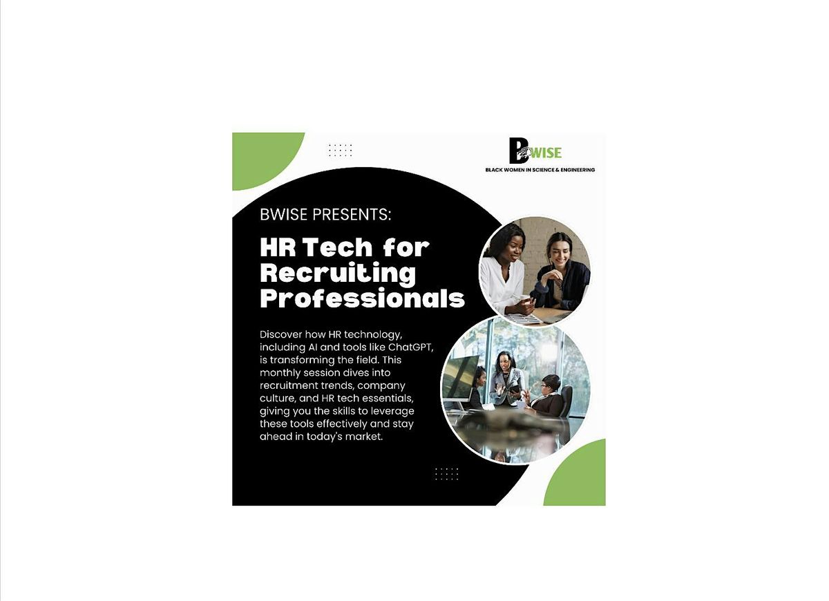 BWISE Presents: HR Tech for Recruiting Professionals