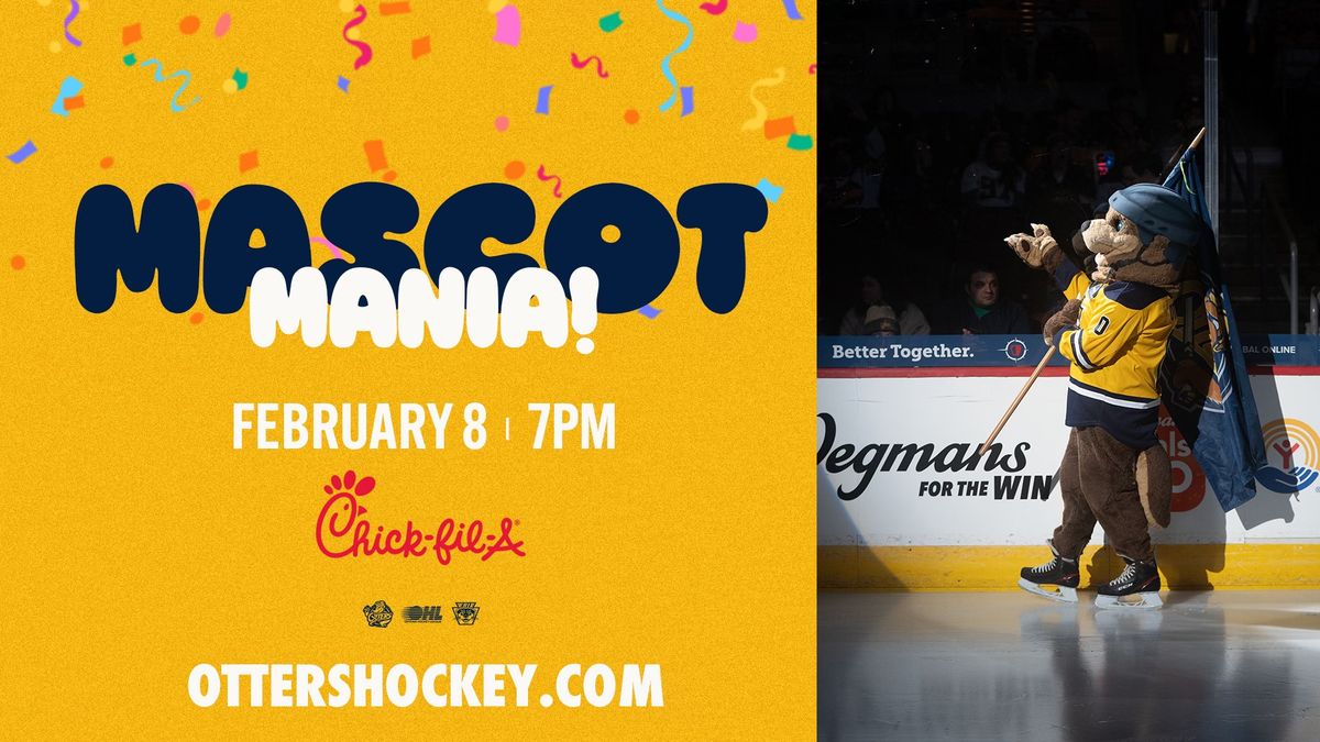 Mascot Mania presented by Chick-fil-A at the Erie Otters