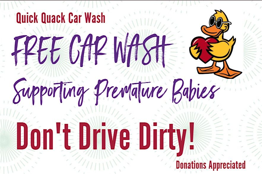 FREE Quick Quack Charity Car Wash