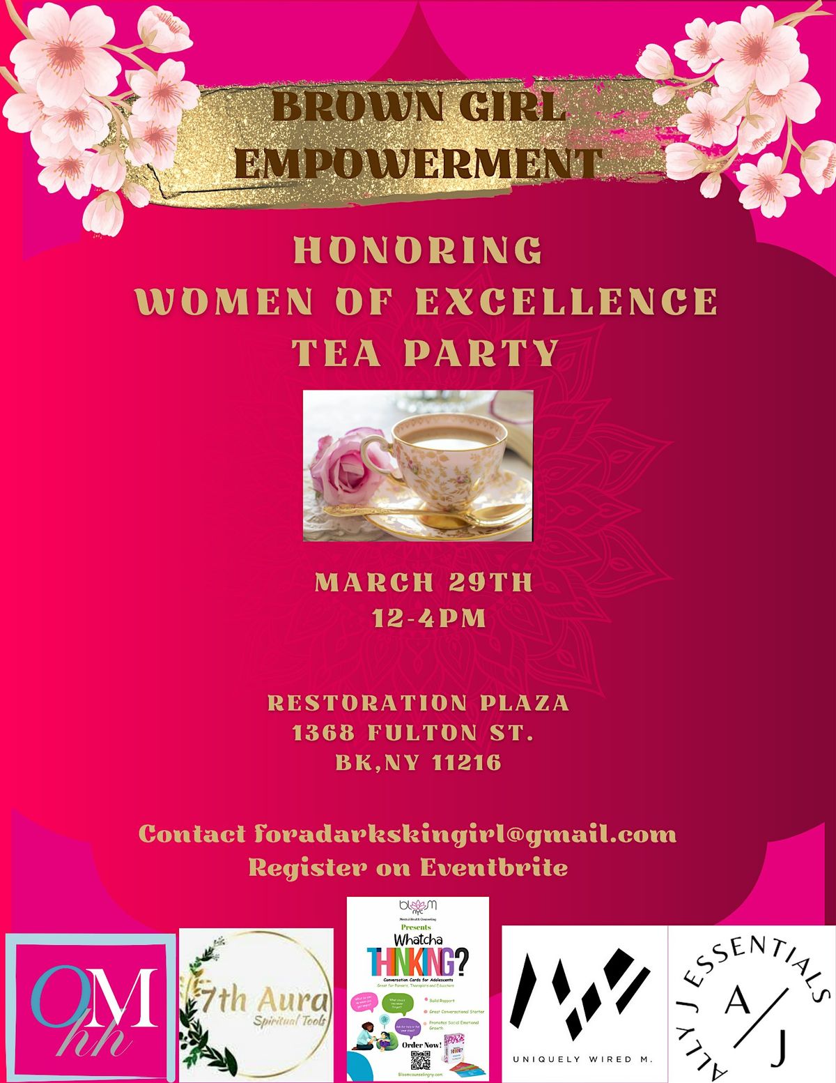 Brown Girl Empowerment  Honoring Women of Excellence