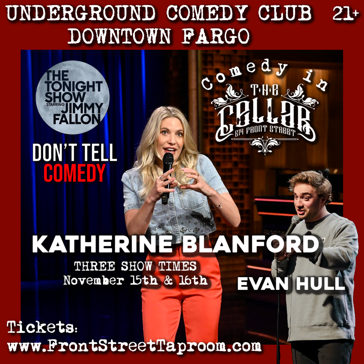 Katherine Blanford at Blue Room Comedy Club