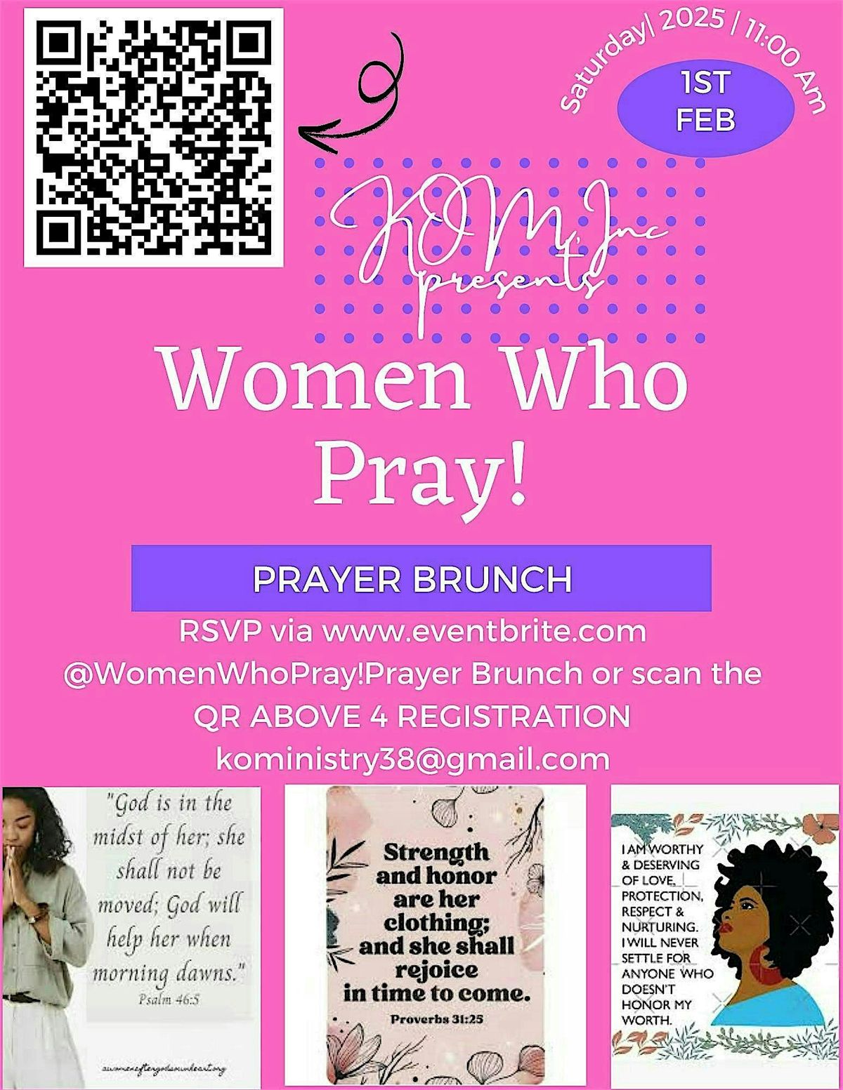 Women Who Pray! Prayer Brunch