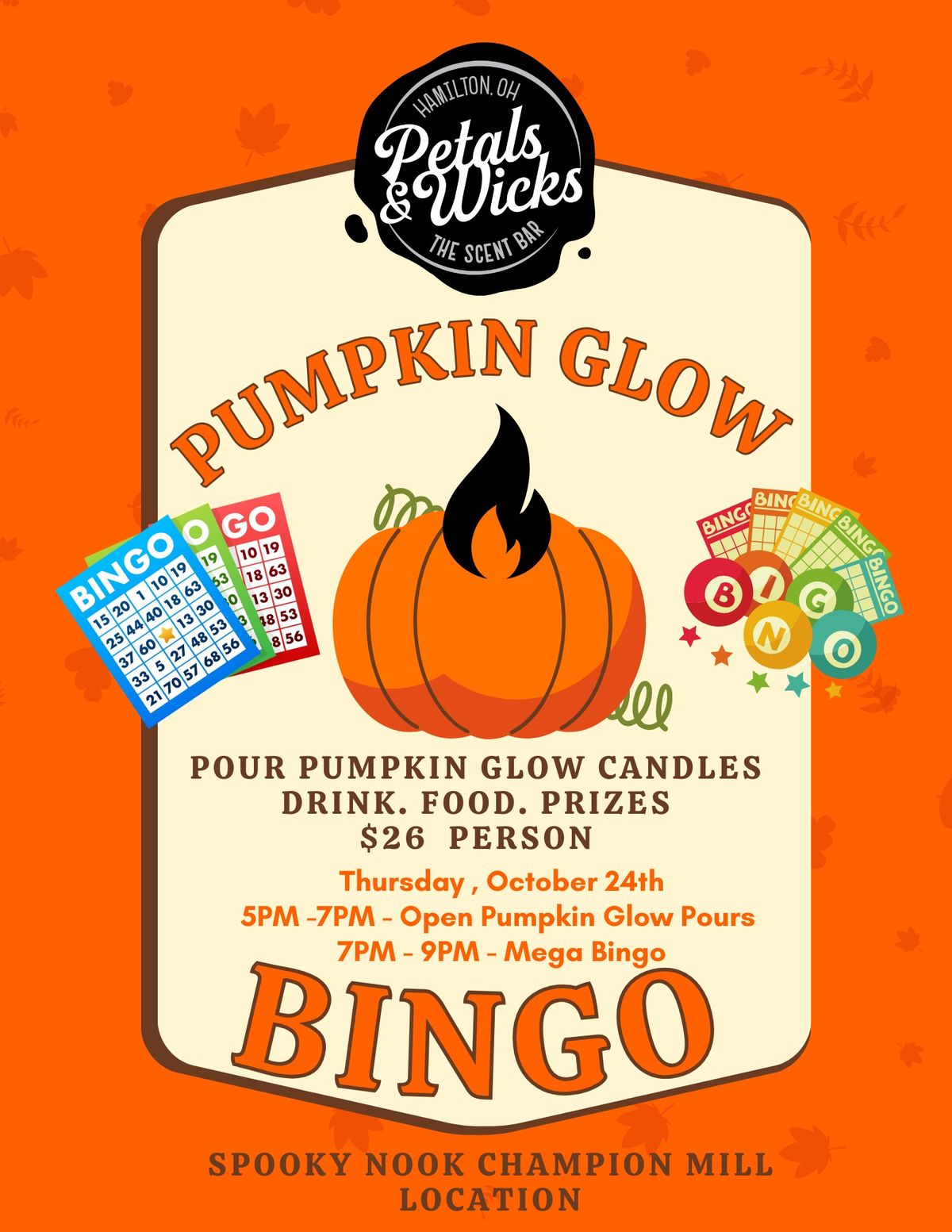 Pumpkin Glow Bingo - 10\/24\/24