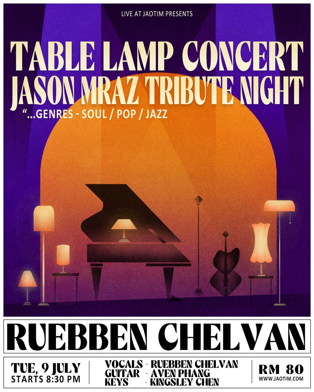 Table Lamp Concert by Ruebben Chelvan 