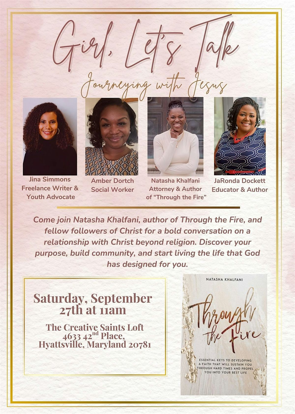 Girl Let's Talk! Journeying with Jesus