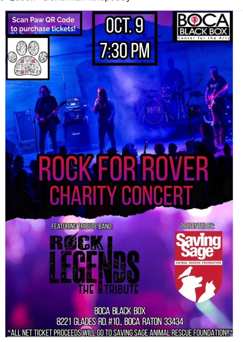 Rock For Rover Charity Fundraiser