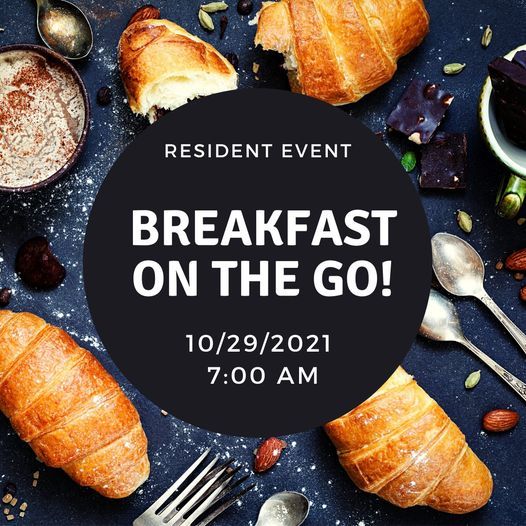 Breakfast on The Go - Resident Event