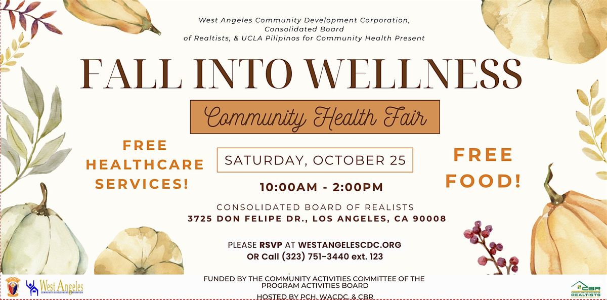 Fall Into Wellness Community Health Fair