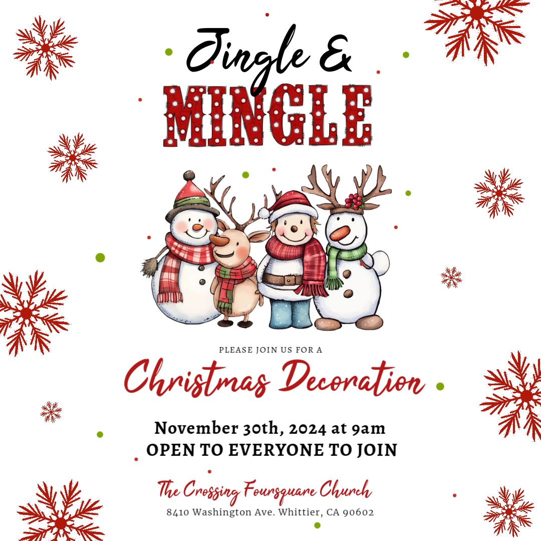 JINGLE & MINGLE CHRISTMAS DECOATING 