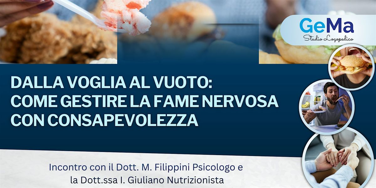 Dalla voglia al vuoto:  come gestire la fame nervosa con consapevolezza
