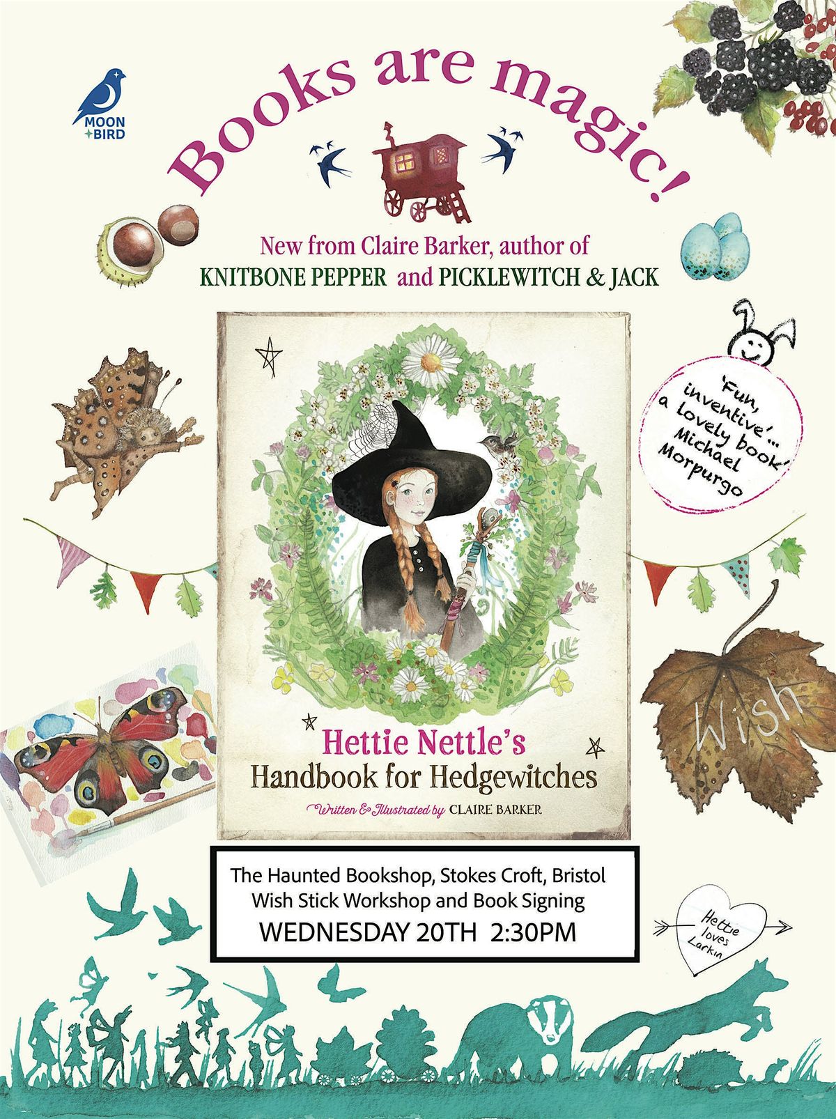 Hettie Nettle Book Signing and Workshop for little hedgewitches!